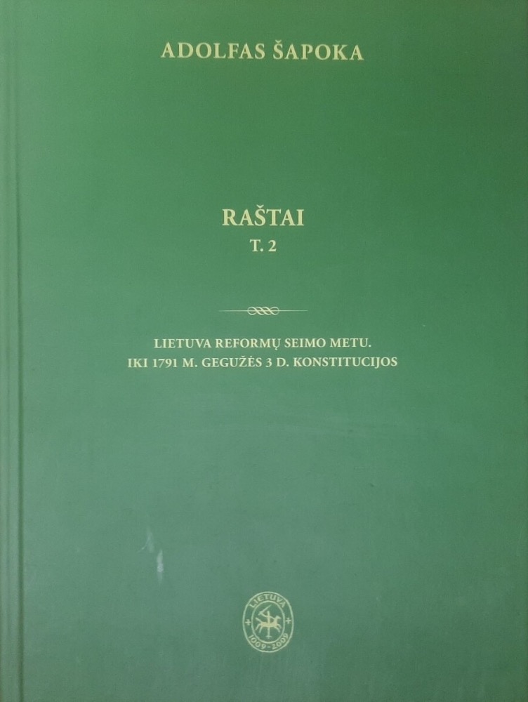 Adolfas Šapoka. Raštai, II tomas