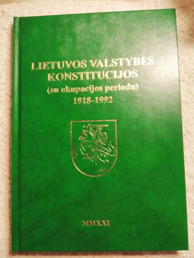 Lietuvos valstybinės KONSTITUCIJOS 1918–1992