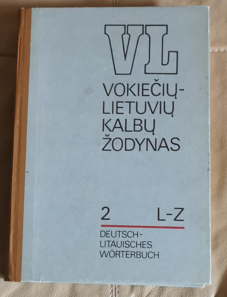 Vokiečių-lietuvių kalbų žodynas 2 dalis  L-Z