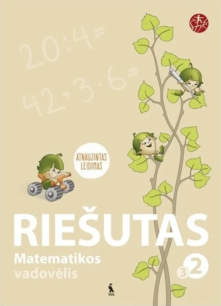 Riešutas. Matematikos vadovėlis 2 klasei, 3 dalis (atnaujinta) (serija „ŠOK“)