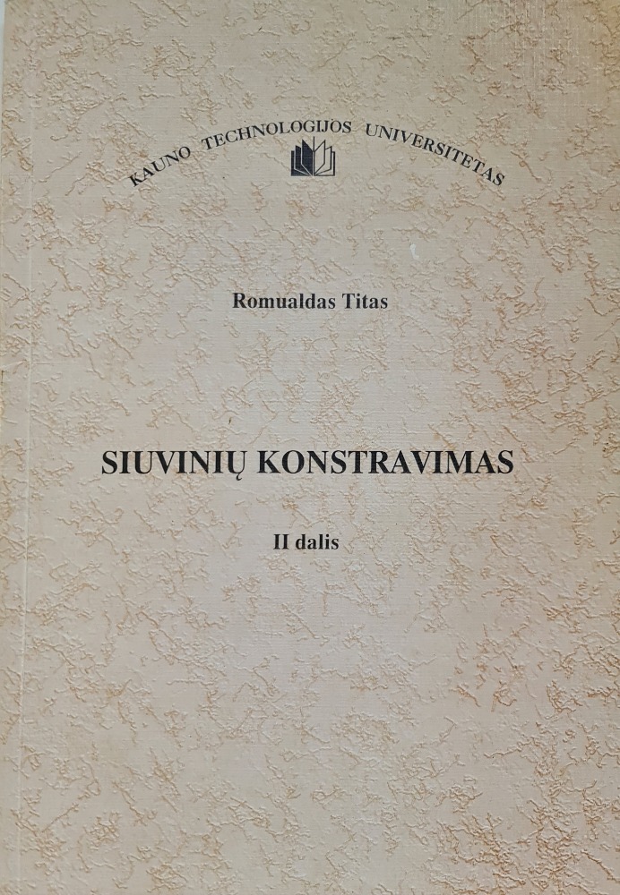 Siuvinių konstravimas II dalis