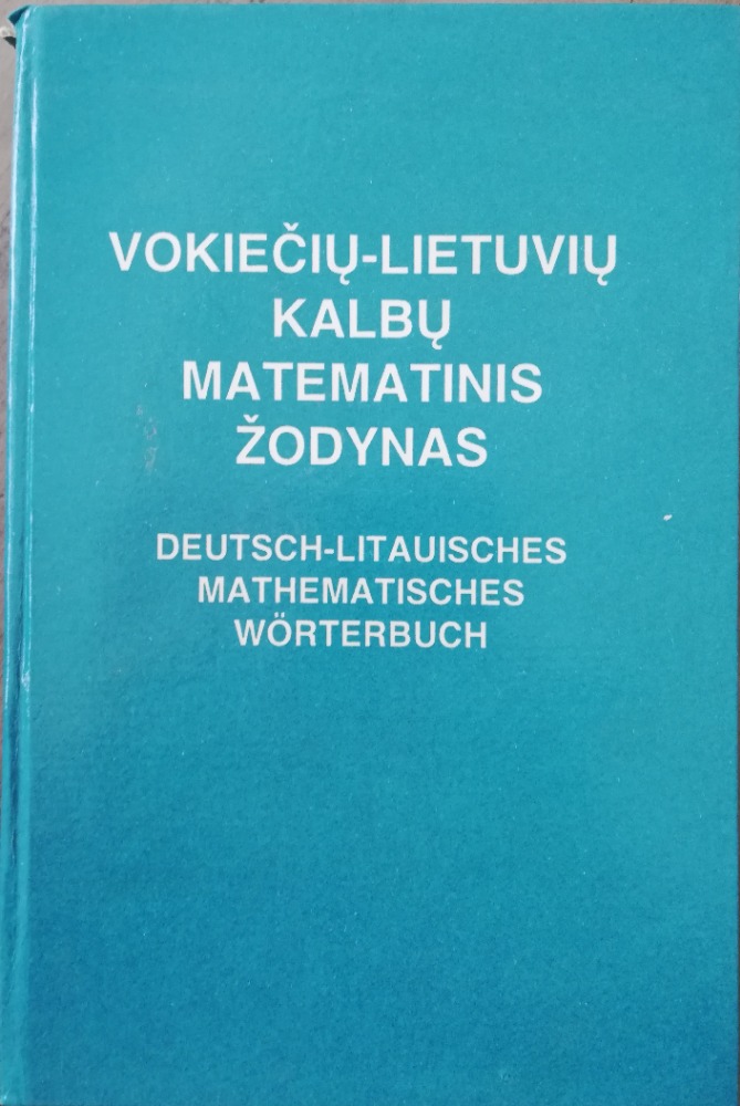 Vokiečių-lietuvių kalbų matematikos žodynas
