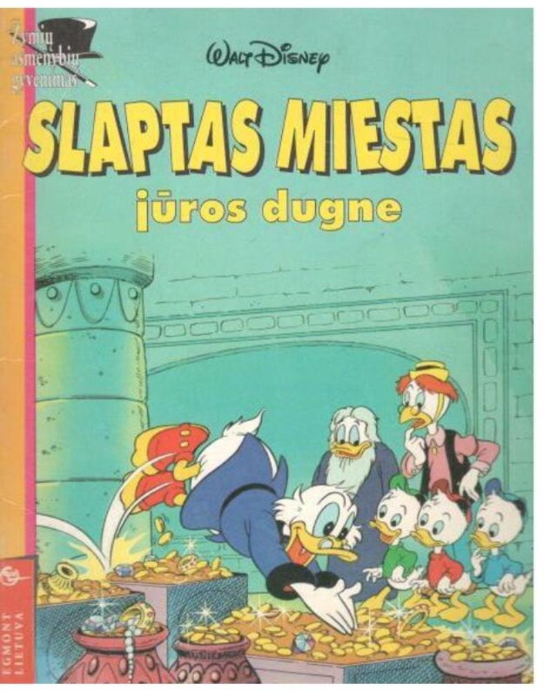 Slaptas miestas jūros dugne
