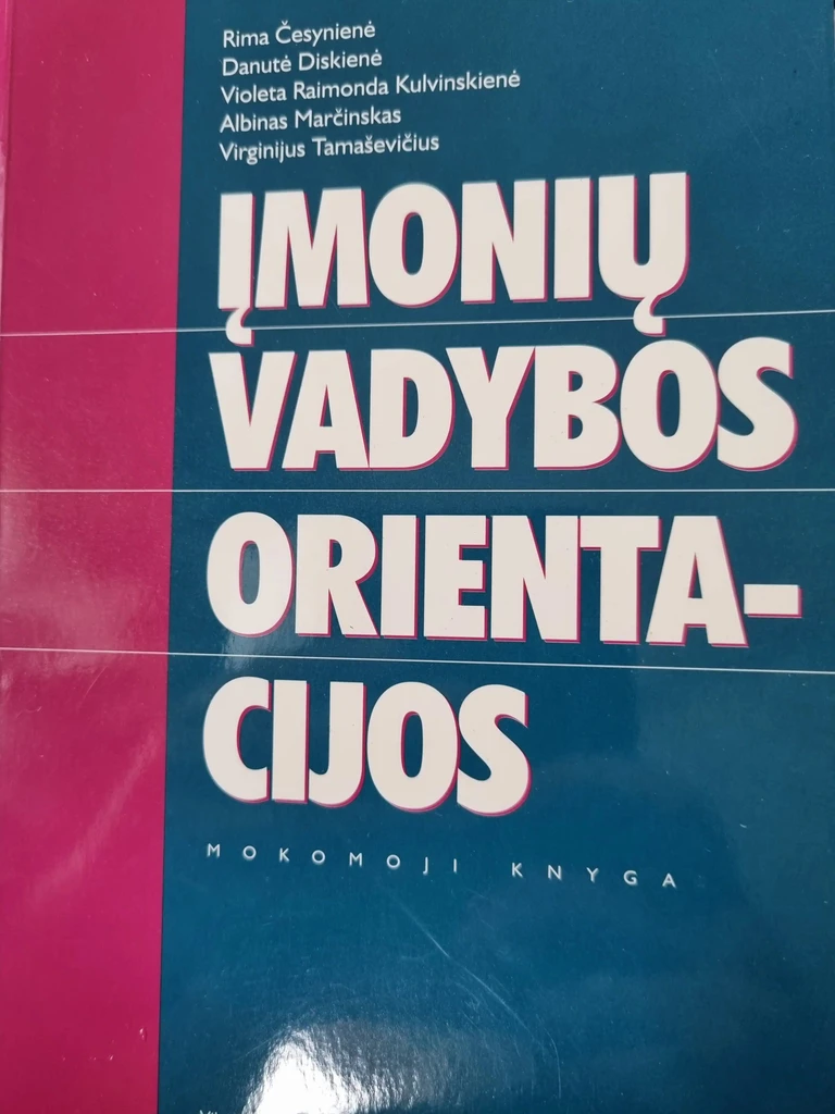 Įmonių vadybos orientacijos