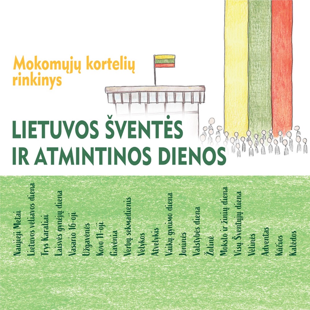 Mokomosios kortelės „Lietuvos šventės ir atmintinos dienos“