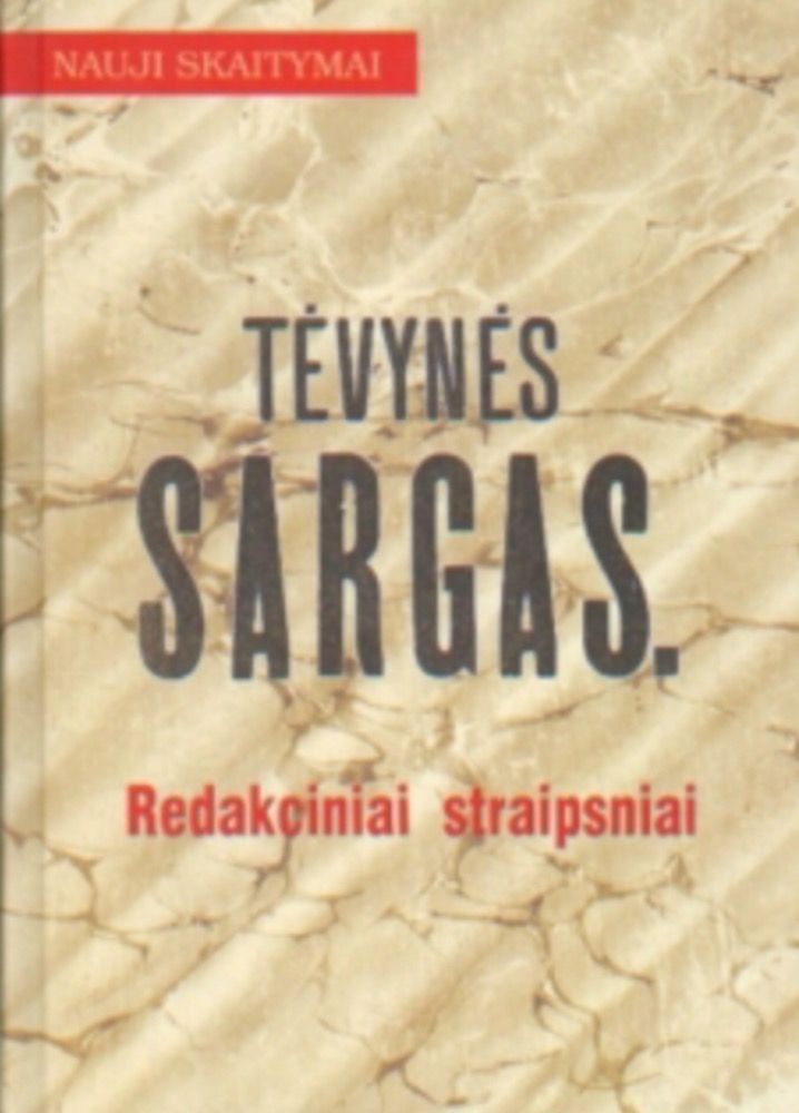 Tėvynės sargas: redakciniai straipsniai