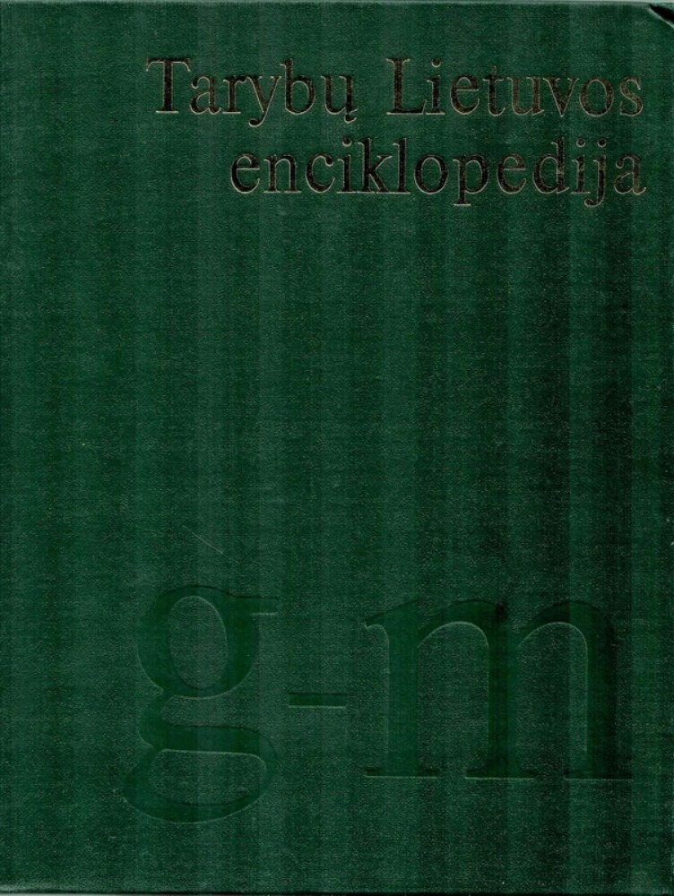 Tarybų Lietuvos enciklopedija g-m
