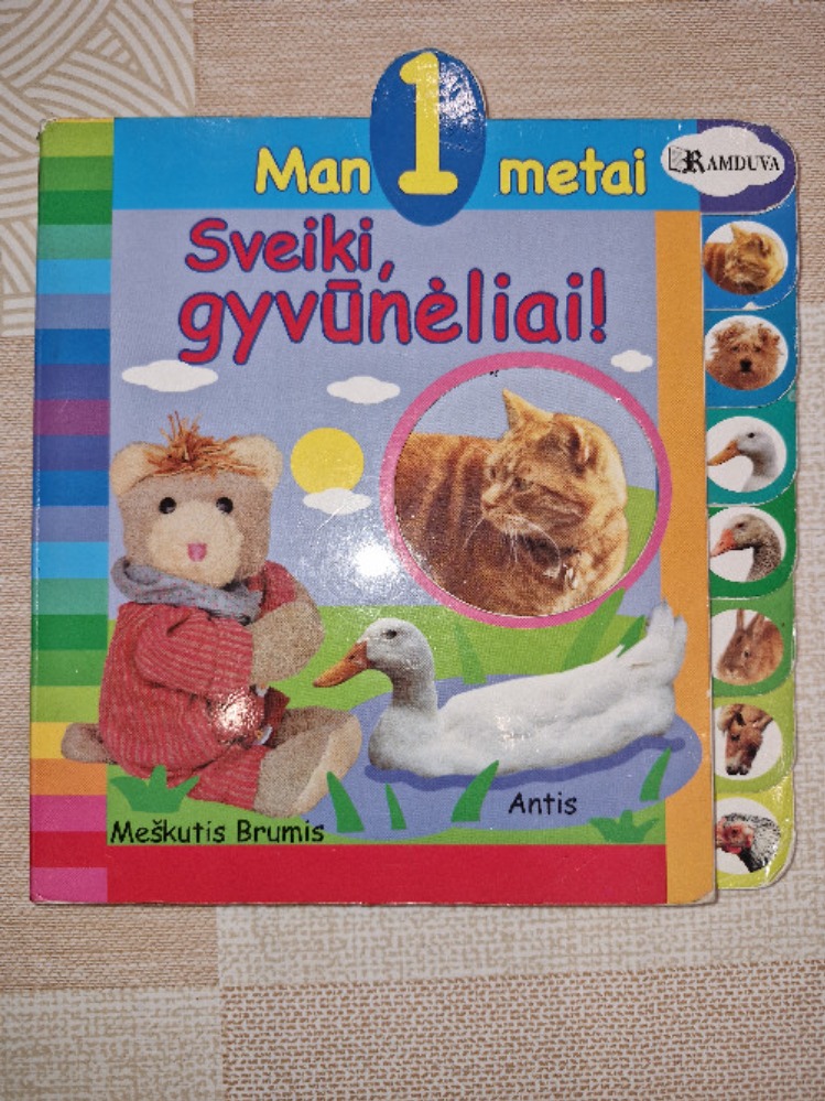 Man 1 metai. Sveiki gyvūnėliai!