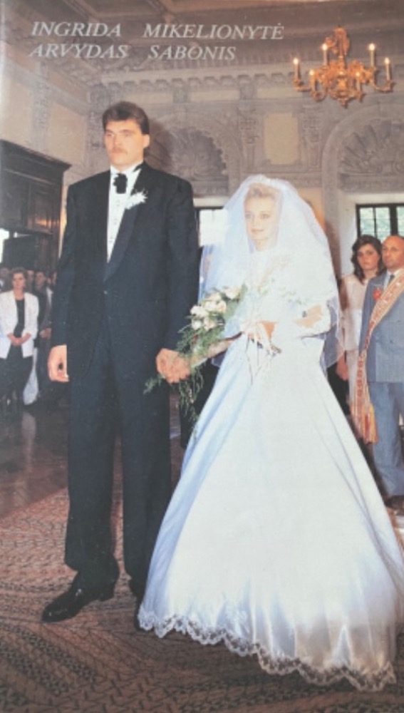 Ingrida Mikelionytė ir Arvydas Sabonis