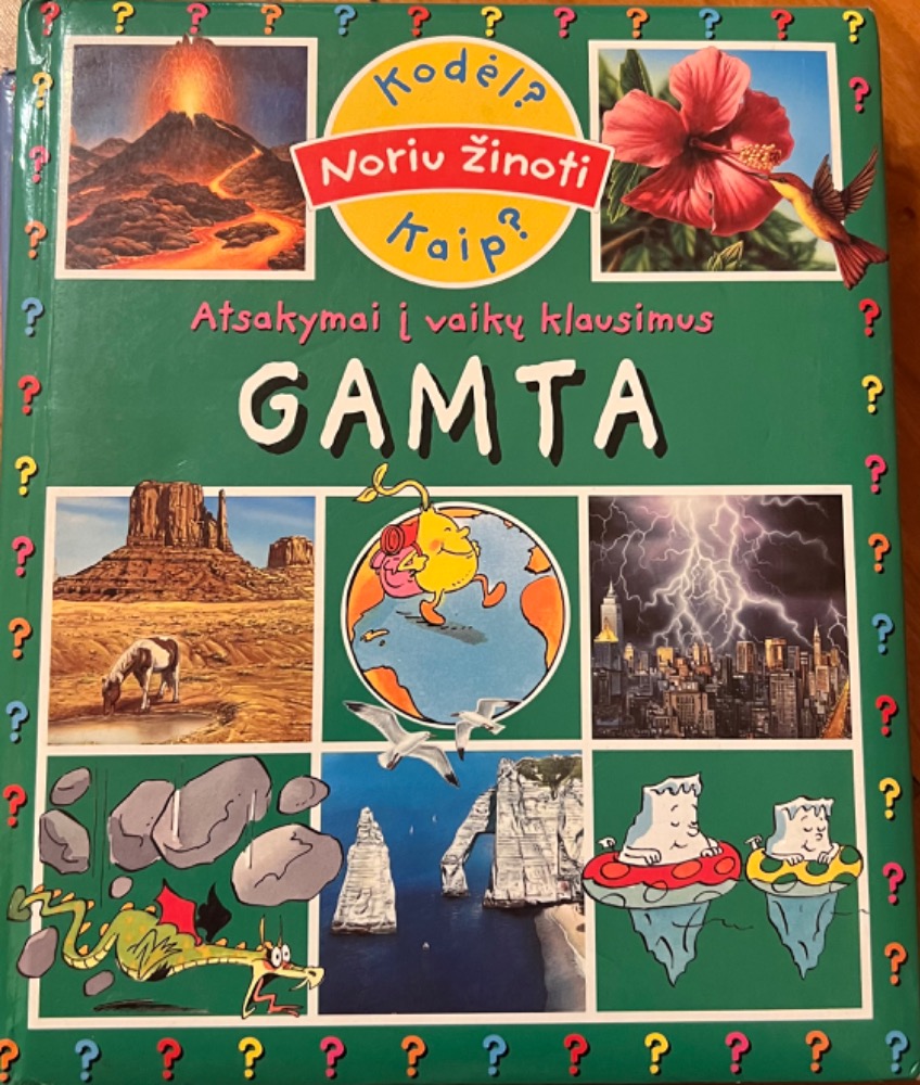 Atsakymai į vaikų klausimus. Gamta