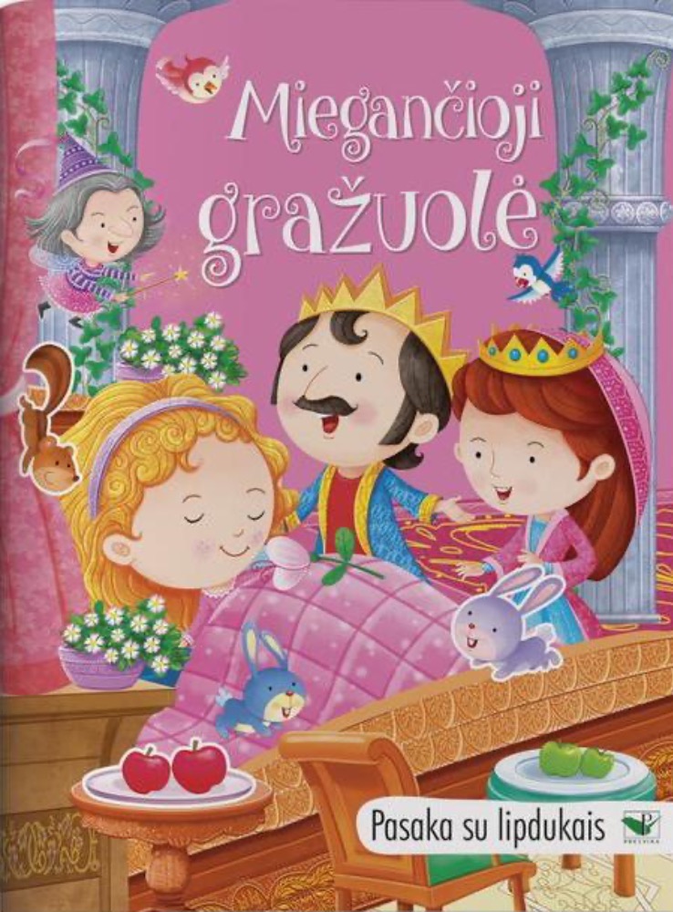 Pasaka su lipdukais. Miegančioji gražuolė
