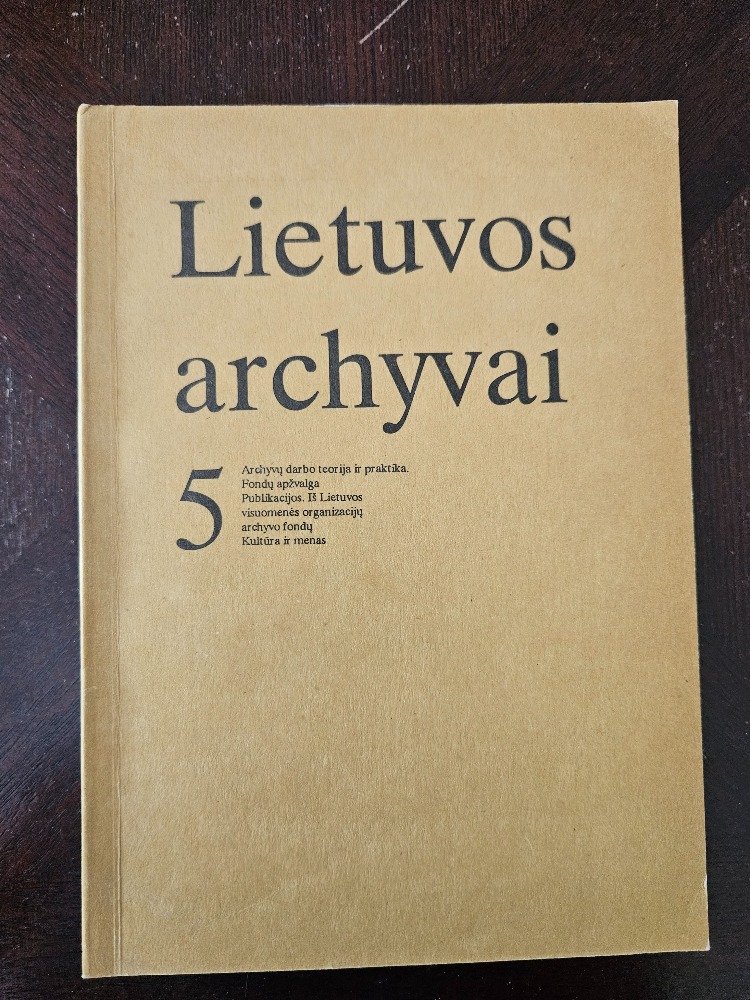 Lietuvos archyvai 5