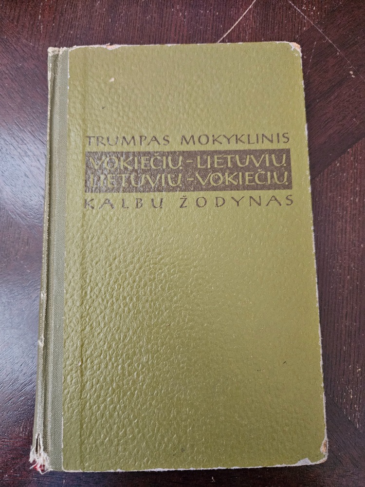 Trumpas mokyklinis vokiečių-lietuvių ir lietuvių-vokiečių kalbų žodynas