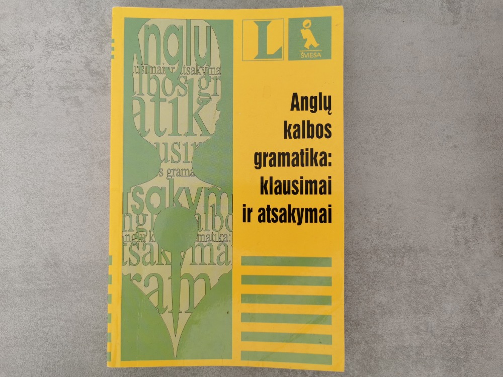 Anglų kalbos gramatika: klausimai ir atsakymai