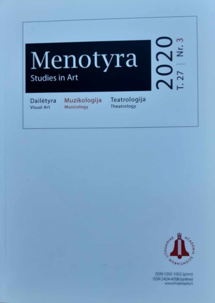 Menotyra. Studies in Art T. 27 Nr. 3 (2020)