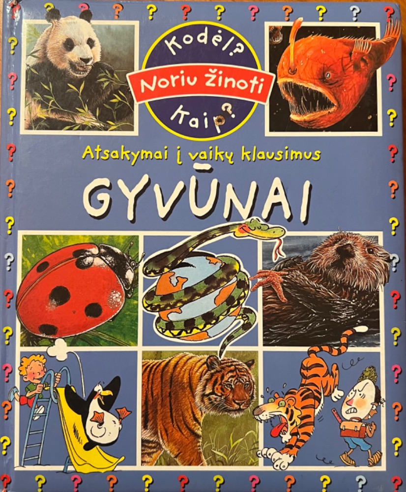 Atsakymai į vaikų klausimus. Gyvūnai