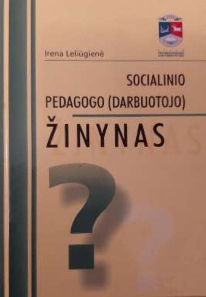 Socialinio pedagogo (darbuotojo) žinynas