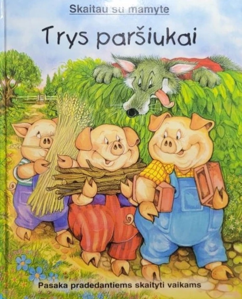 Trys paršiukai. Skaitau su mamyte