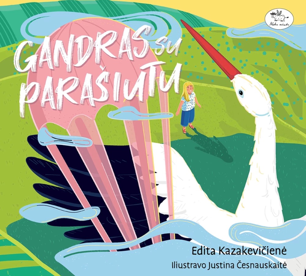 Gandras su parašiutu