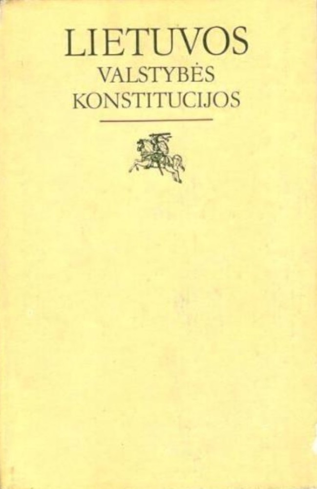 Lietuvos Valstybės Konstitucijos