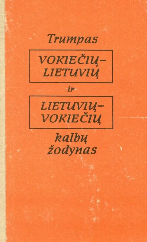 Trumpas vokiečių–lietuvių ir lietuvių–vokiečių kalbų žodynas