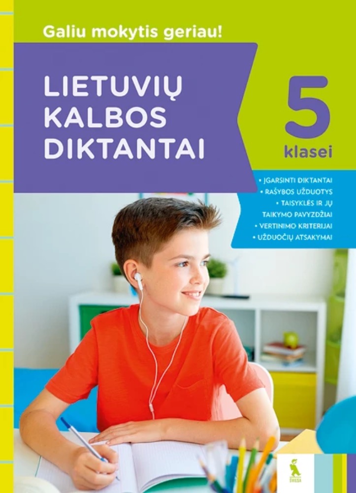 Lietuvių kalbos diktantai 5 klasei (serija „Galiu mokytis geriau!“)