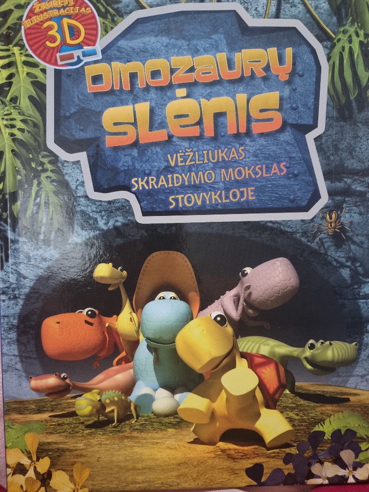 Dinozaurų slėnis. Vėžliukas. Skraidymo mokslas. Stovykloje