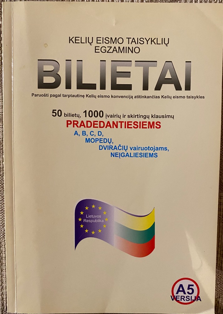 Kelių eismo taisyklių bilietai 