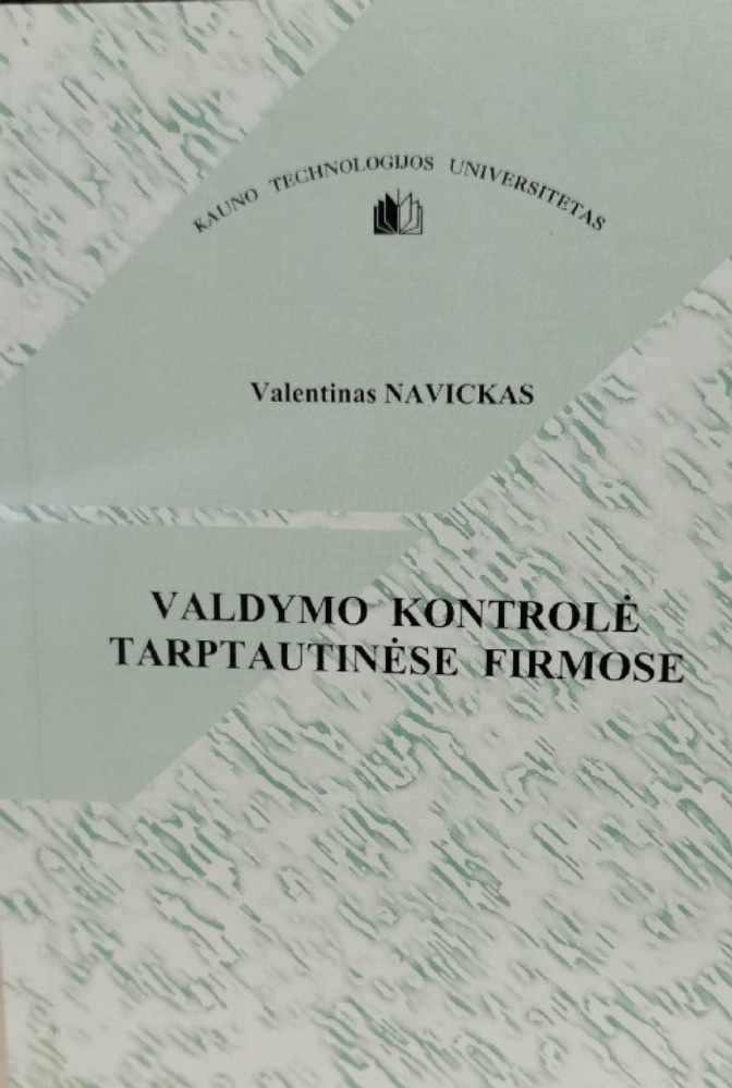 Valdymo kontrolė tarptautinėse firmose 