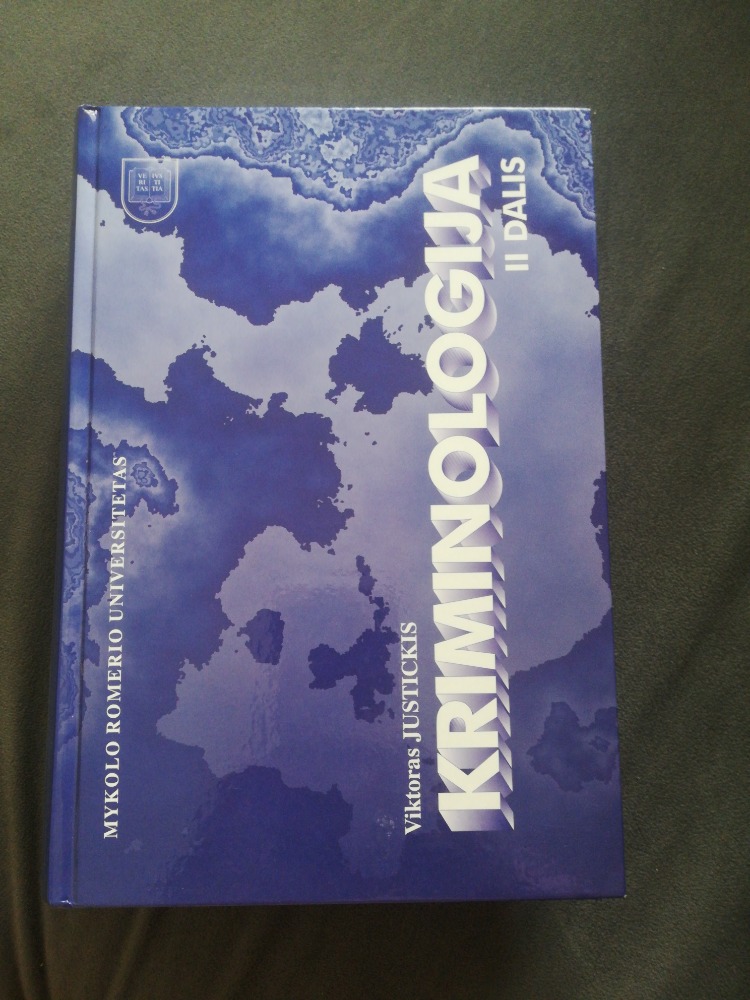 Kriminologija.  2 dalis