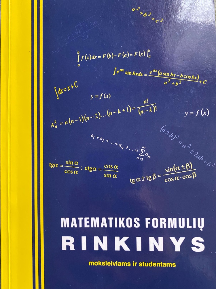 Matematikos formulių rinkinys