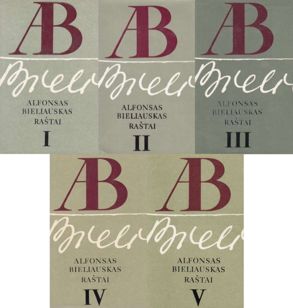 Alfonsas Bieliauskas. Raštai I, II, III, IV, V