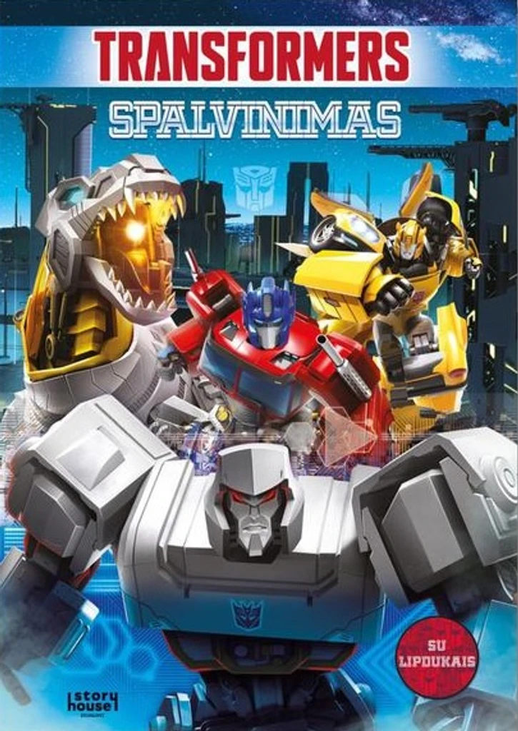 Transformers. Spalvinimas su lipdukais