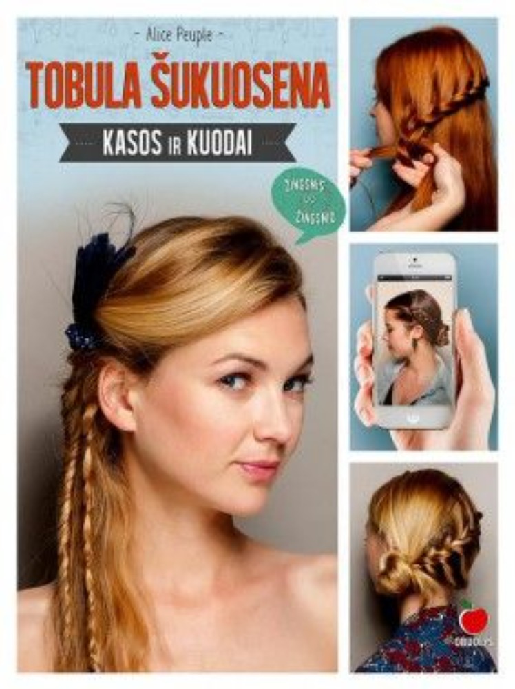 Tobula šukuosena. Kasos ir kuodai. Žingsnis po žingsnio