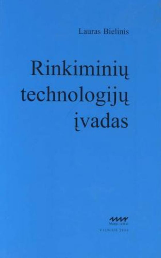 Rinkiminių technologijų įvadas