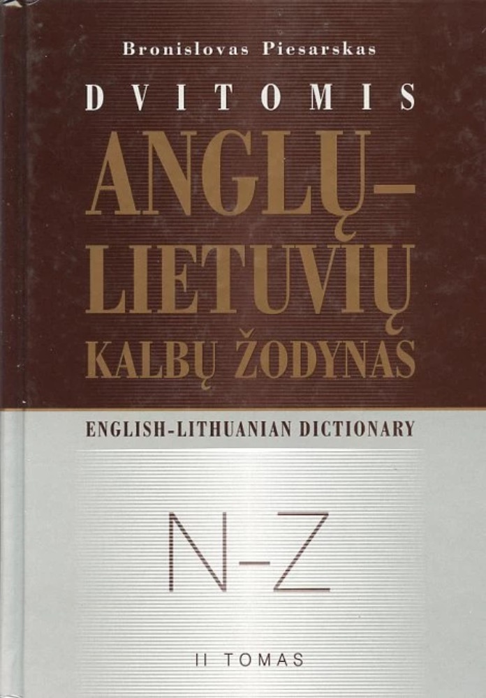 Dvitomis anglų-lietuvių kalbų žodynas. II tomas (N–Z)