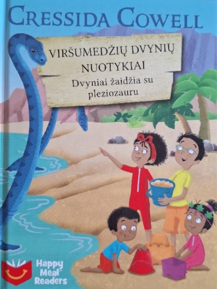 Viršumedžių dvynių nuotykiai. Dvyniai žaidžia su pleziozauru