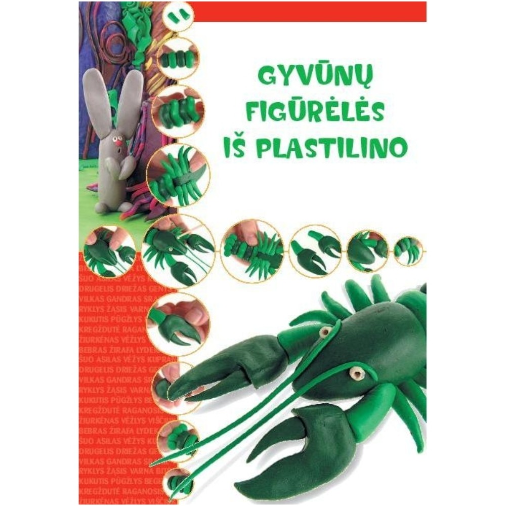 Gyvūnų figūrėlės iš plastilino 