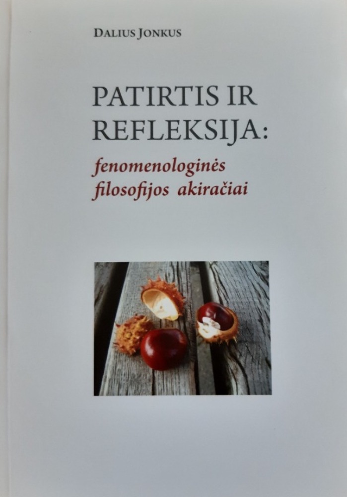 Patirtis ir refleksija: fenomenologinės filosofijos akiračiai