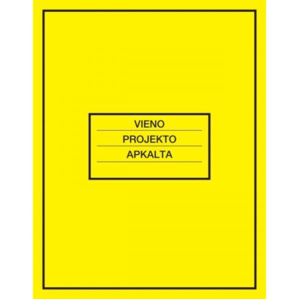 Vieno projekto apkalta