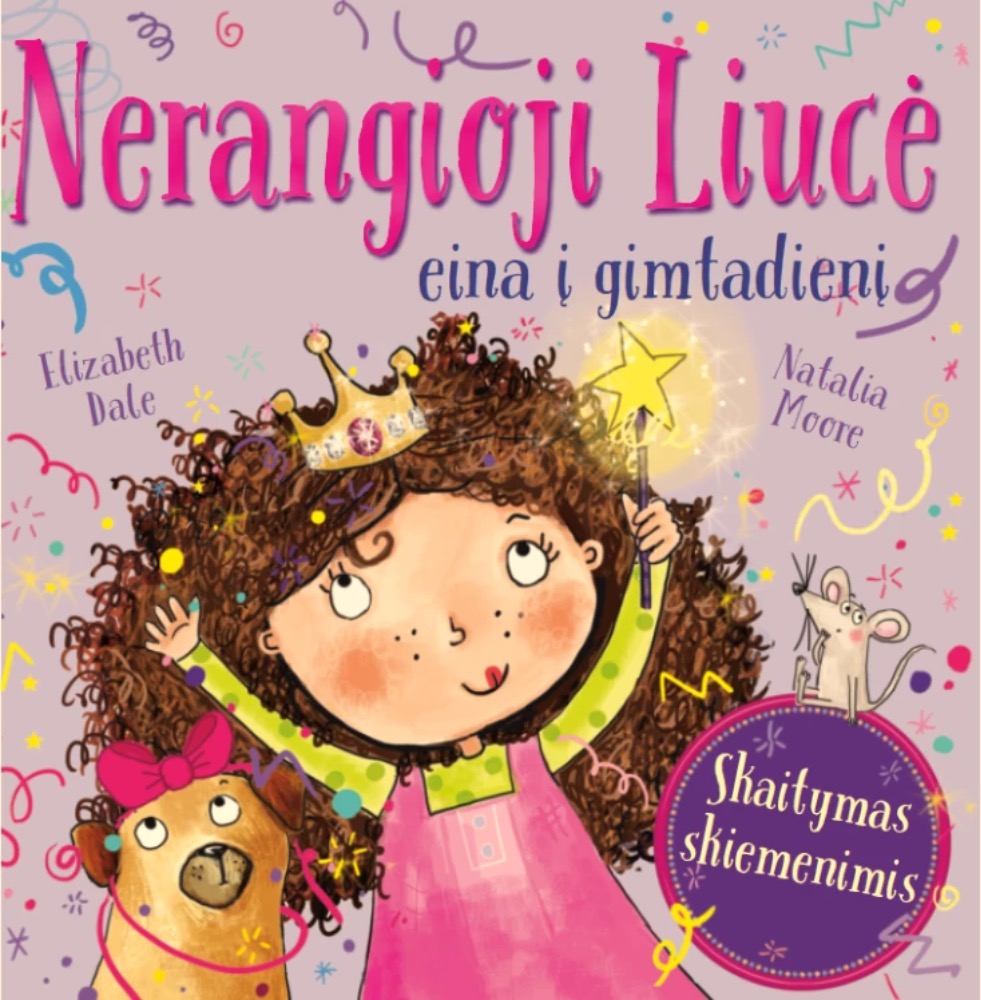 Nerangioji Liucė eina į gimtadienį. Skaitymas skiemenimis
