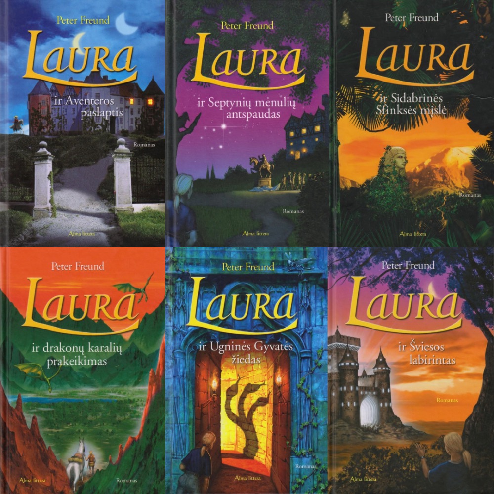  6-ių knygų serija „Laura“