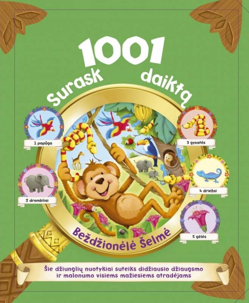 Beždžionėlė Šelmė. Surask 1001 daiktą