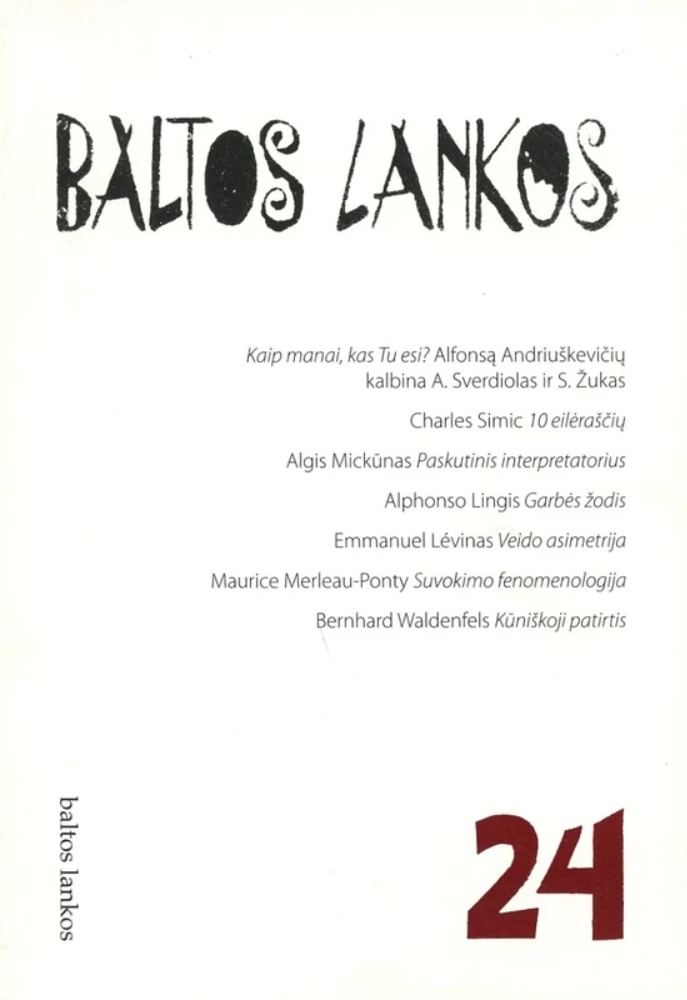 Baltos lankos Nr. 24