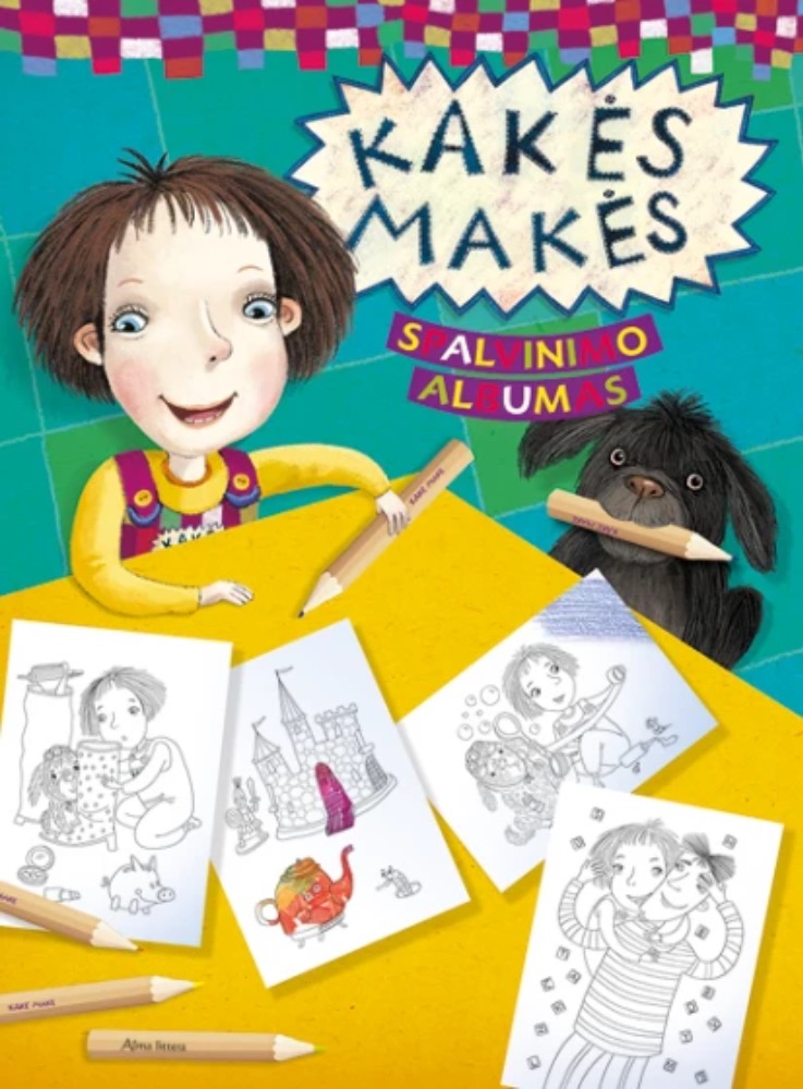 Kakės Makės spalvinimo albumas