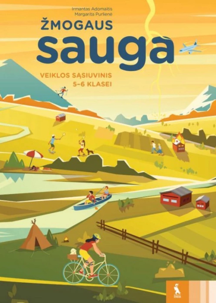 Žmogaus sauga. Veiklos sąsiuvinis 5-6 klasei