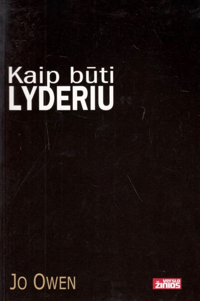 Kaip būti lyderiu