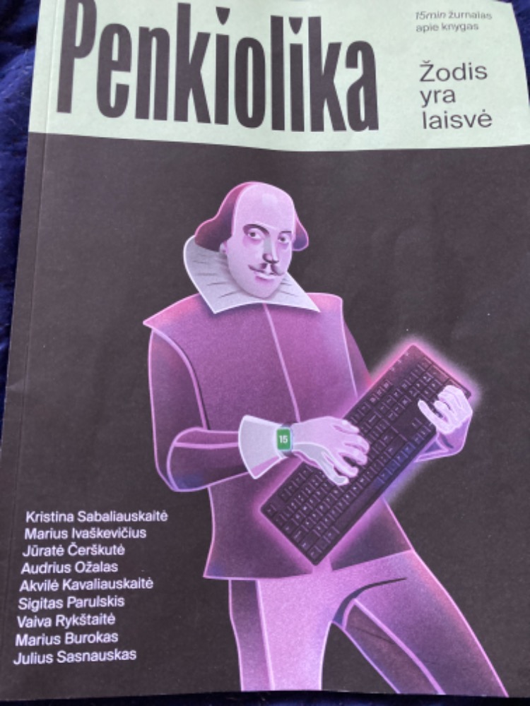 Penkiolika-15 min zurnalas apie knygas