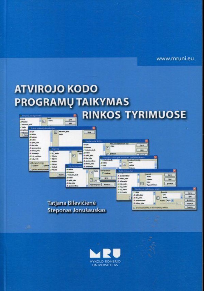 Atvirojo kodo programų taikymas rinkos tyrimuose