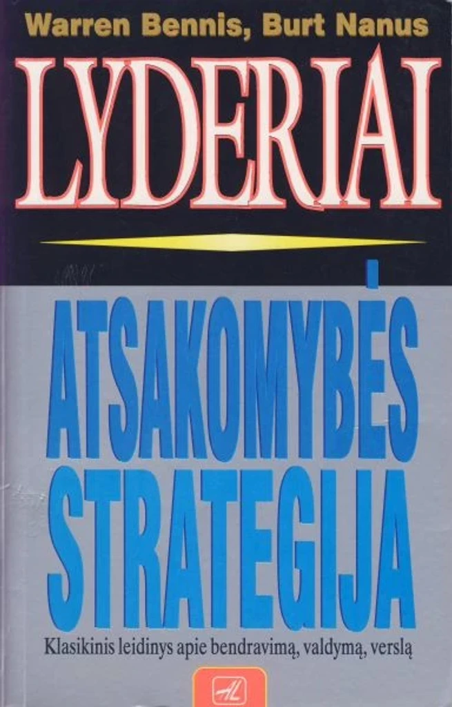Lyderiai. Atsakomybės strategija